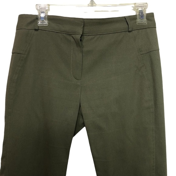 Veronica Beard Blossom Pointe Biker Olive Pants Size 2 Utility Cargo Fall Edgy - Picture 5 of 10